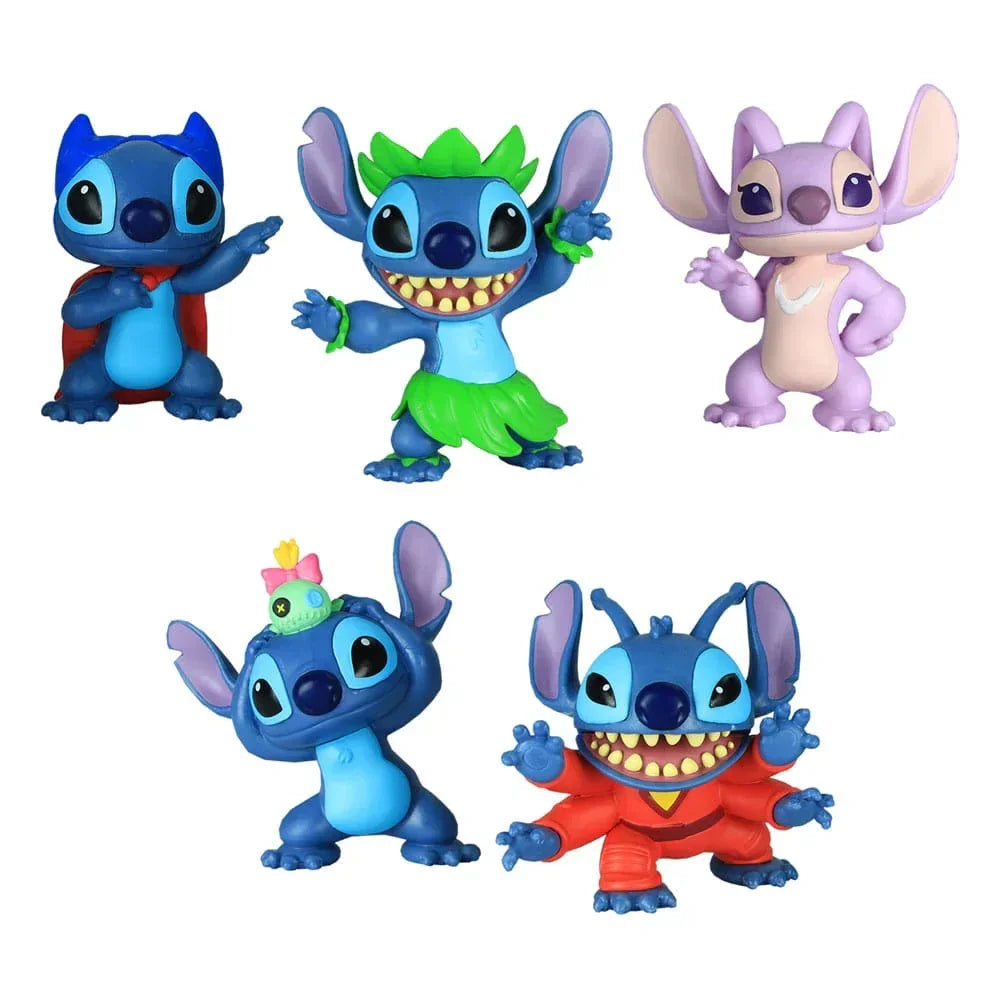 Lilo & Stitch Mini Figur 5-Pack - Samlarfigur Set 7 cm Just Play