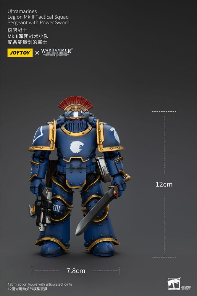 Warhammer The Horus Heresy Ultramarines Legion MKIII Sergeant Joy Toy (CN)