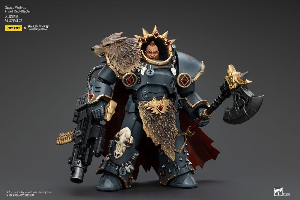 Warhammer The Horus Heresy Figur 1/18 Space Wolves Hvarl Red-Blade 14 cm Joy Toy (CN)