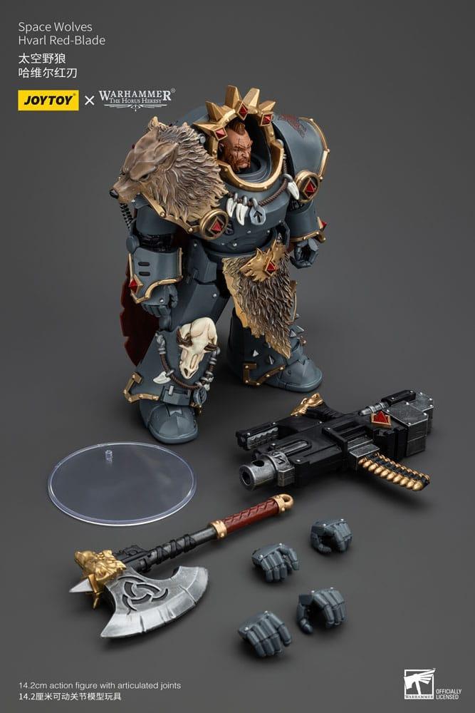 Warhammer The Horus Heresy Figur 1/18 Space Wolves Hvarl Red-Blade 14 cm Joy Toy (CN)
