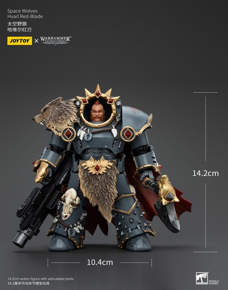 Warhammer The Horus Heresy Figur 1/18 Space Wolves Hvarl Red-Blade 14 cm Joy Toy (CN)