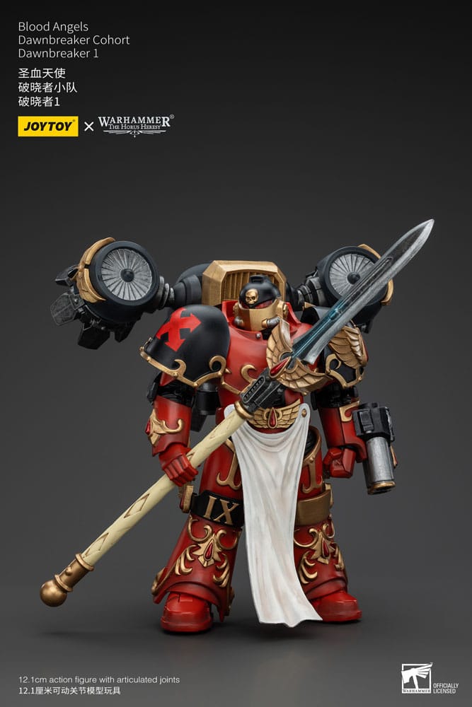 Warhammer The Horus Heresy Action Figure 1/18 Blood Angels Dawnbreaker Cohort Joy Toy (CN)