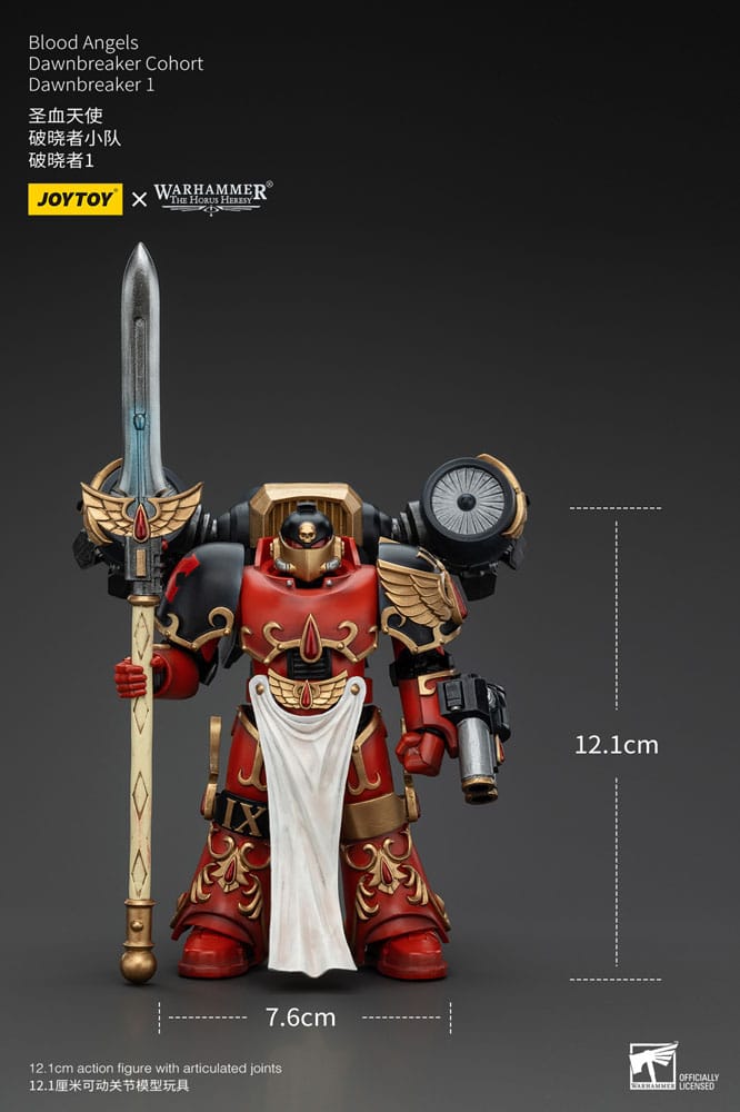 Warhammer The Horus Heresy Action Figure 1/18 Blood Angels Dawnbreaker Cohort Joy Toy (CN)