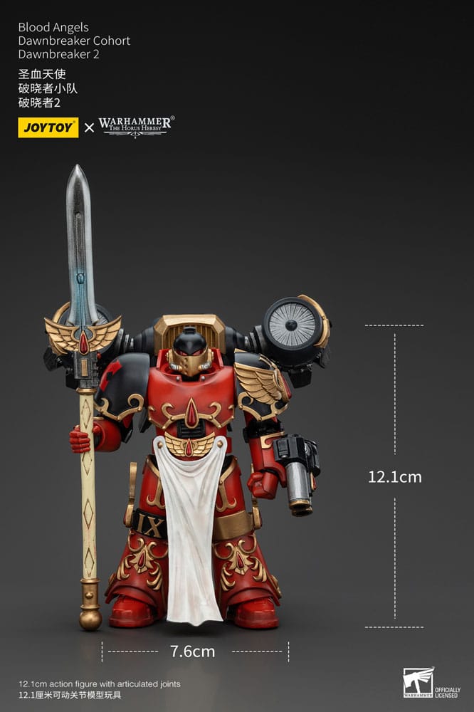 Warhammer The Horus Heresy Actionfigur 1/18 Blood Angels Dawnbreaker Cohort Joy Toy (CN)