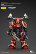 Warhammer 40k Actionfigur 1/18 World Eaters Khorne Berzerker med Eviscerator Chainsword 13 cm Joy Toy (CN)