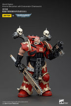 Warhammer 40k Actionfigur 1/18 World Eaters Khorne Berzerker med Eviscerator Chainsword 13 cm Joy Toy (CN)