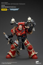 Warhammer 40k Actionfigur 1/18 World Eaters Khorne Berzerker med Eviscerator Chainsword 13 cm Joy Toy (CN)