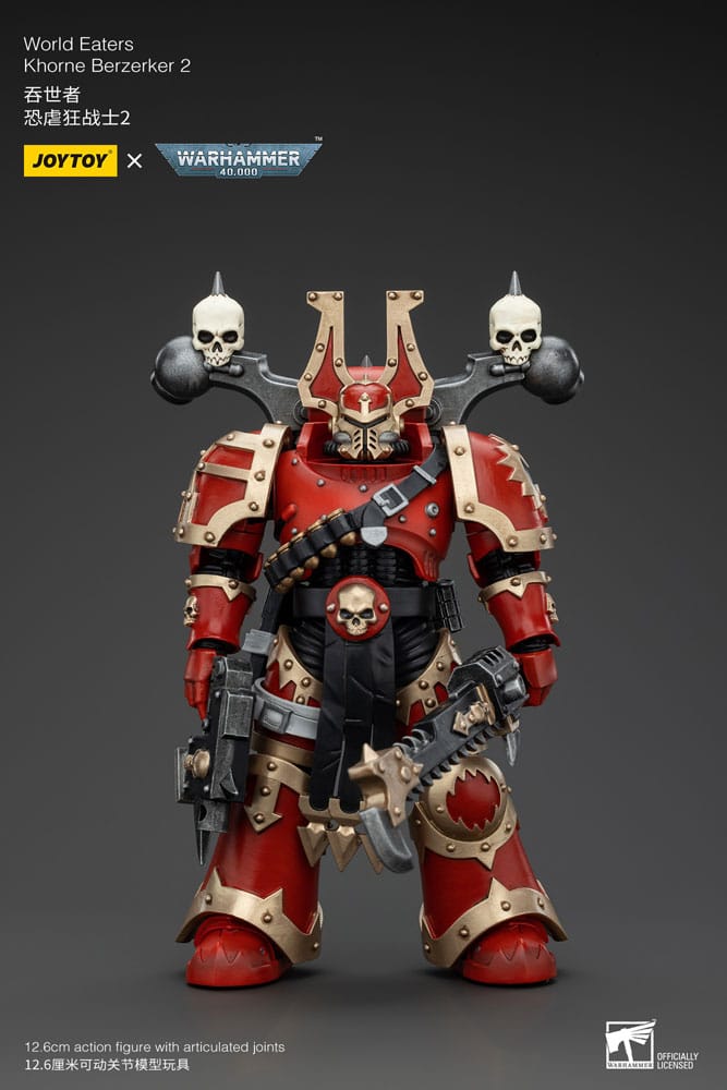 Warhammer 40k Actionfigur 1/18 World Eaters Khorne Berzerker 13 cm Joy Toy (CN)