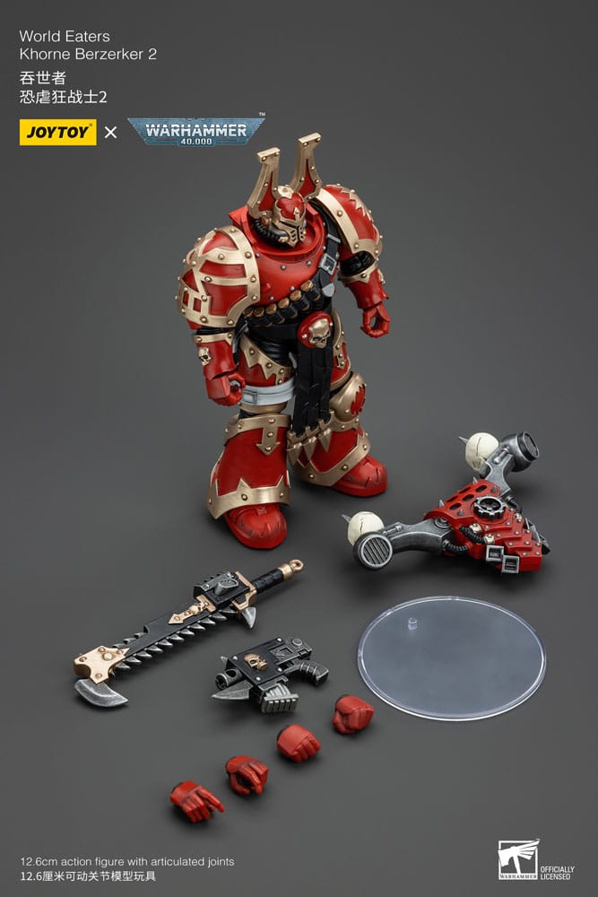 Warhammer 40k Actionfigur 1/18 World Eaters Khorne Berzerker 13 cm Joy Toy (CN)