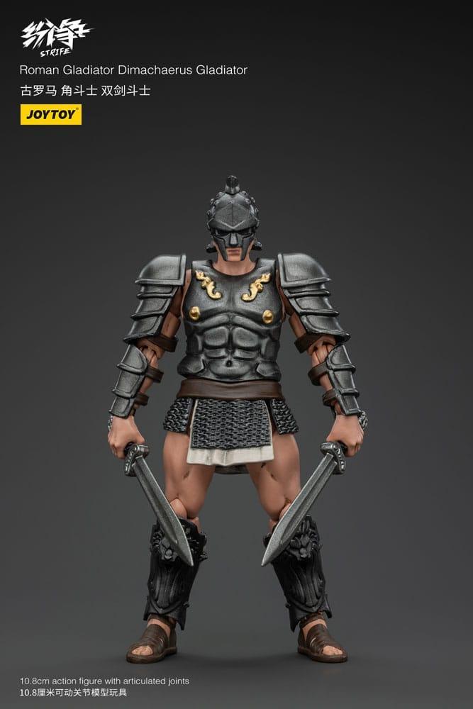 Strife Action Figure 1/18 Romersk Gladiator Dimachaerus 11 cm Joy Toy (CN)