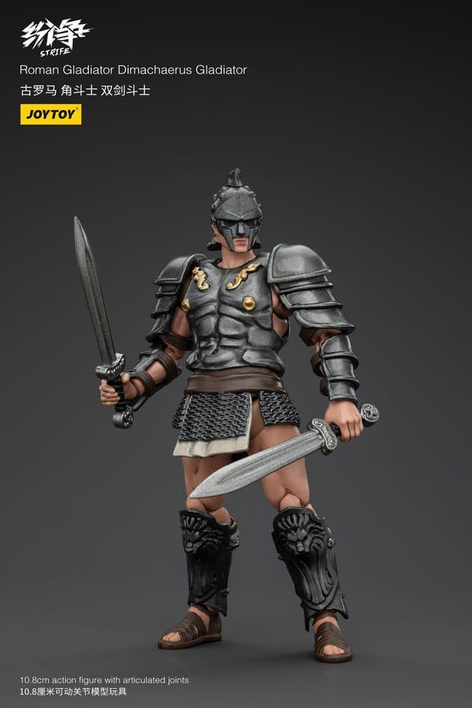 Strife Action Figure 1/18 Romersk Gladiator Dimachaerus 11 cm Joy Toy (CN)
