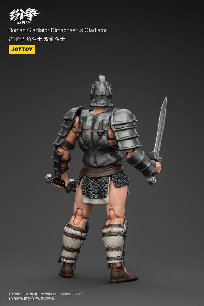 Strife Action Figure 1/18 Romersk Gladiator Dimachaerus 11 cm Joy Toy (CN)