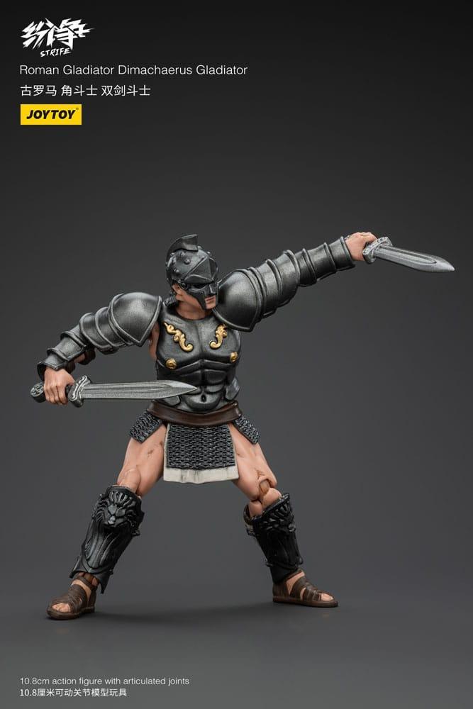 Strife Action Figure 1/18 Romersk Gladiator Dimachaerus 11 cm Joy Toy (CN)