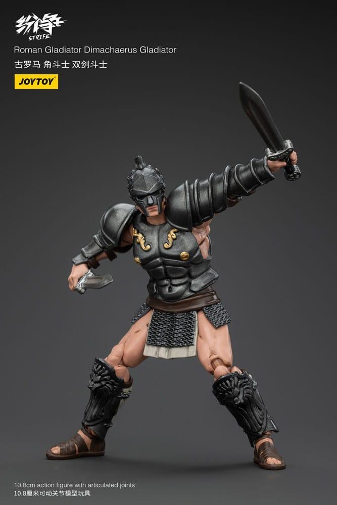 Strife Action Figure 1/18 Romersk Gladiator Dimachaerus 11 cm Joy Toy (CN)
