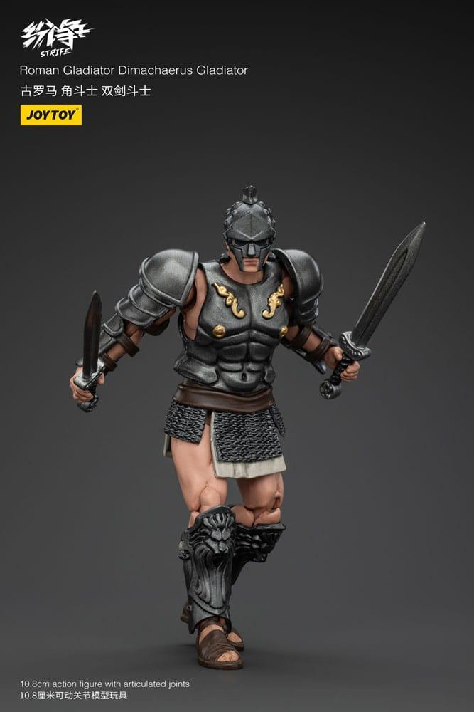 Strife Action Figure 1/18 Romersk Gladiator Dimachaerus 11 cm Joy Toy (CN)