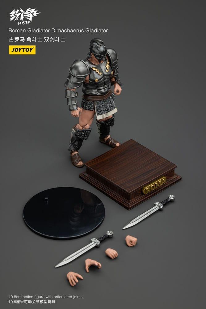 Strife Action Figure 1/18 Romersk Gladiator Dimachaerus 11 cm Joy Toy (CN)