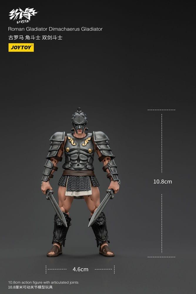 Strife Action Figure 1/18 Romersk Gladiator Dimachaerus 11 cm Joy Toy (CN)