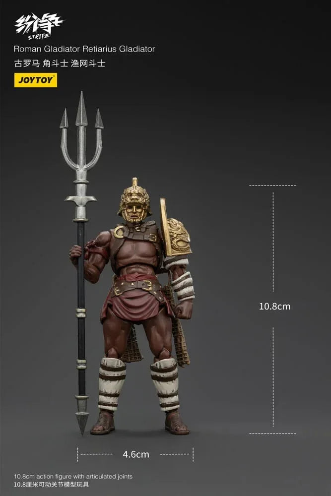 Strife Action Figure 1/18 Retiarius Gladiator 11 cm Joy Toy (CN)