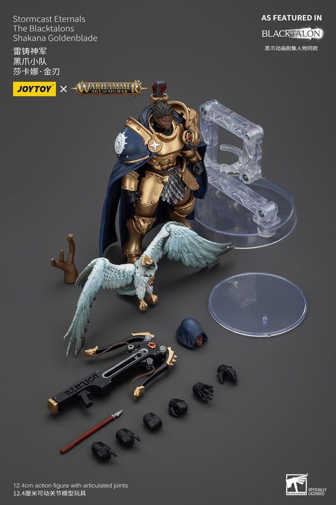 Warhammer Age of Sigmar Actionfigur Stormcast Eternals The Blacktalons Shakana Goldenblade 20 cm Joy Toy (CN)