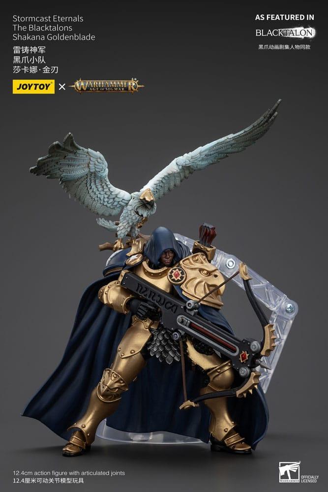 Warhammer Age of Sigmar Actionfigur Stormcast Eternals The Blacktalons Shakana Goldenblade 20 cm Joy Toy (CN)