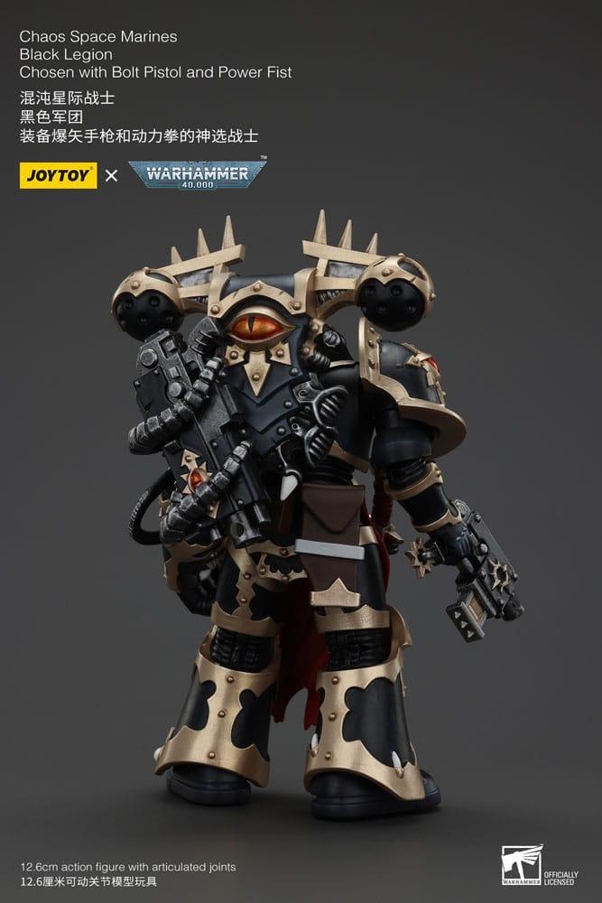 Warhammer 40k Actionfigur Chaos Space Marines Black Legion Chosen Joy Toy (CN)