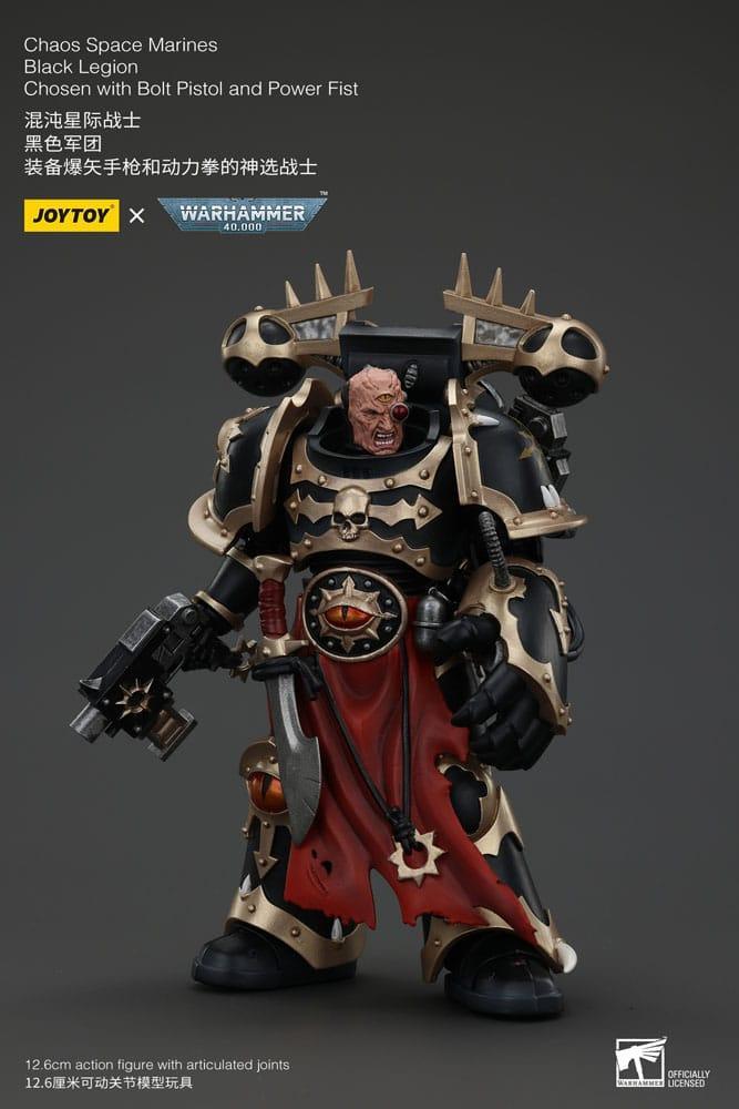 Warhammer 40k Actionfigur Chaos Space Marines Black Legion Chosen Joy Toy (CN)