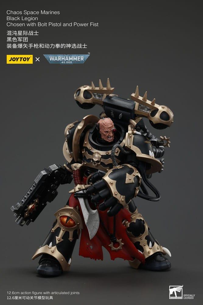 Warhammer 40k Actionfigur Chaos Space Marines Black Legion Chosen Joy Toy (CN)