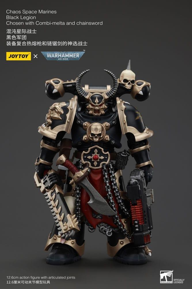 Warhammer 40k Actionfigur Chaos Space Marines Black Legion Chosen Joy Toy (CN)