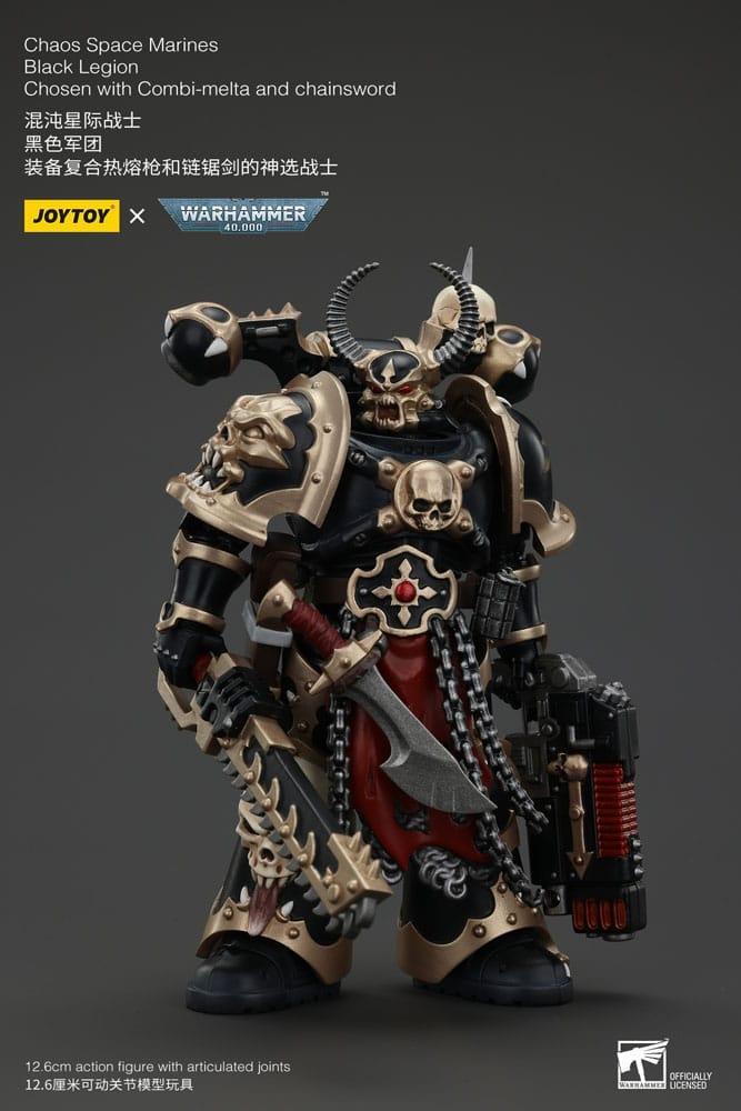 Warhammer 40k Actionfigur Chaos Space Marines Black Legion Chosen Joy Toy (CN)