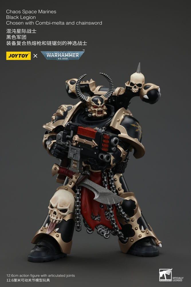 Warhammer 40k Actionfigur Chaos Space Marines Black Legion Chosen Joy Toy (CN)