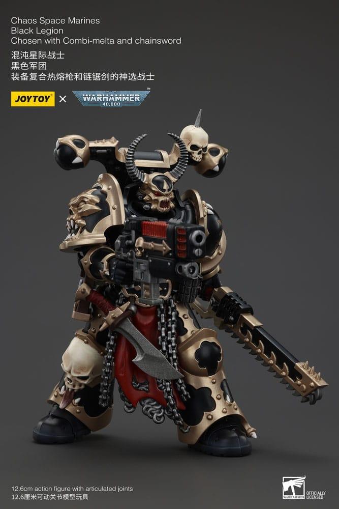 Warhammer 40k Actionfigur Chaos Space Marines Black Legion Chosen Joy Toy (CN)