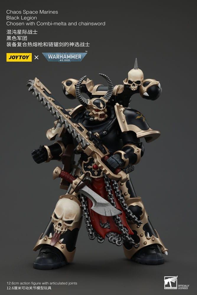 Warhammer 40k Actionfigur Chaos Space Marines Black Legion Chosen Joy Toy (CN)