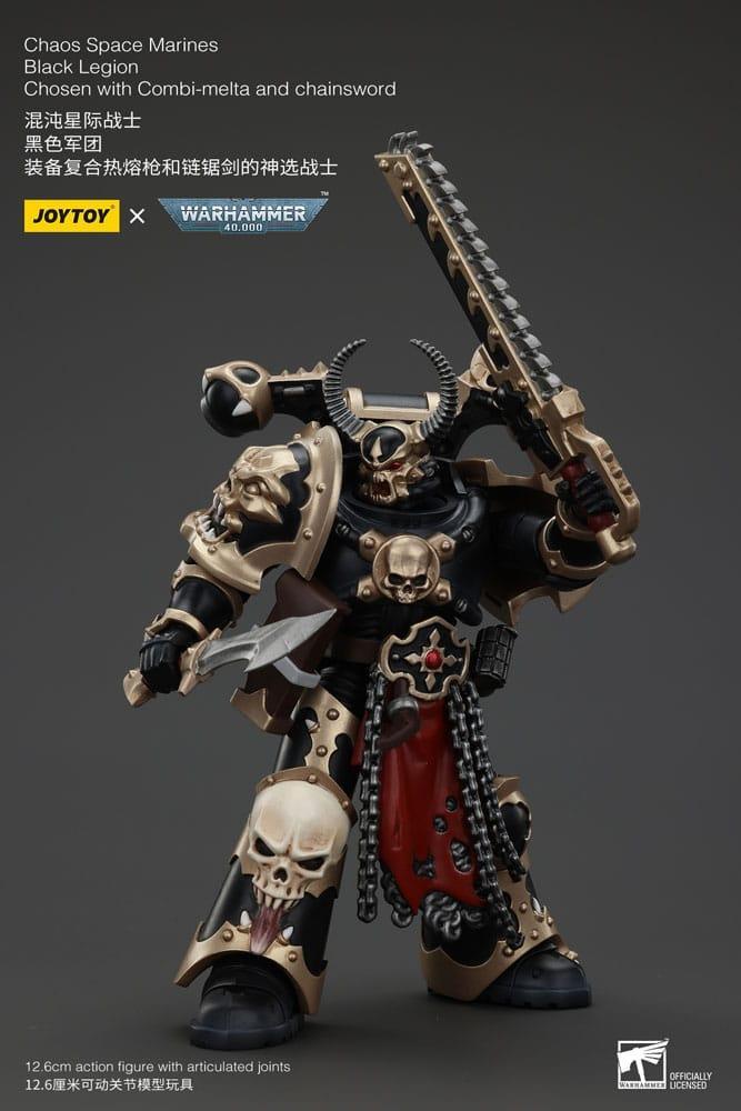 Warhammer 40k Actionfigur Chaos Space Marines Black Legion Chosen Joy Toy (CN)