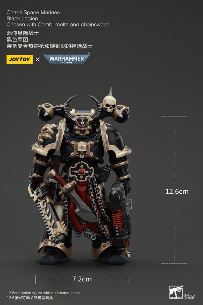 Warhammer 40k Actionfigur Chaos Space Marines Black Legion Chosen Joy Toy (CN)