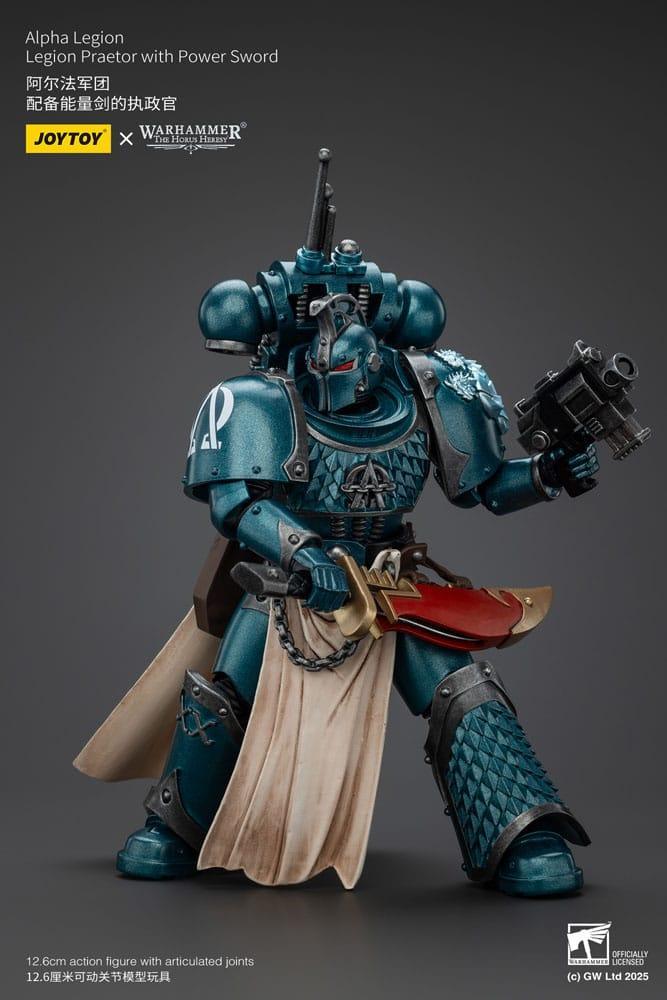 Warhammer The Horus Heresy Action Figur Alpha Legion Praetor med Power Sword 20 cm Joy Toy (CN)