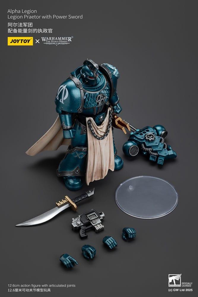 Warhammer The Horus Heresy Action Figur Alpha Legion Praetor med Power Sword 20 cm Joy Toy (CN)