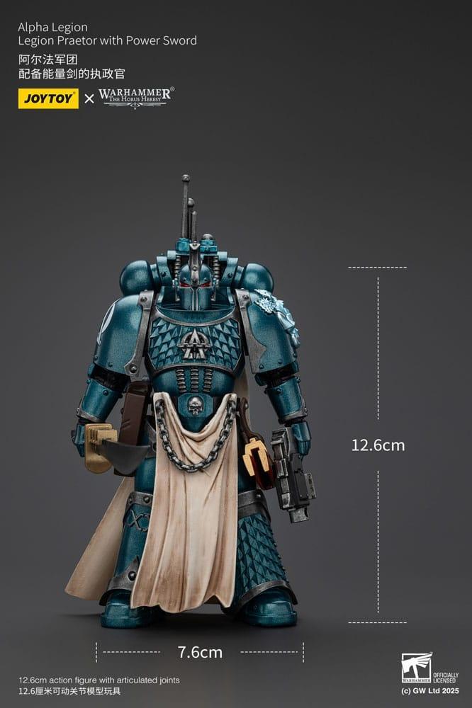 Warhammer The Horus Heresy Action Figur Alpha Legion Praetor med Power Sword 20 cm Joy Toy (CN)