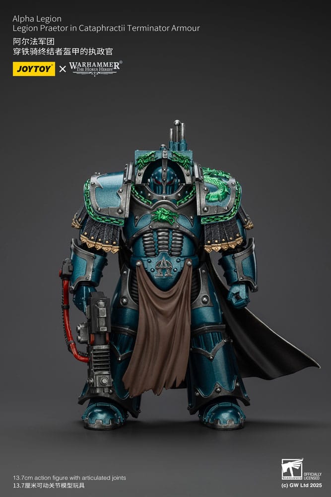 Warhammer The Horus Heresy Action Figur Alpha Legion Legion Praetor i Cataphractii Terminator Armour - 18 cm Joy Toy (CN)