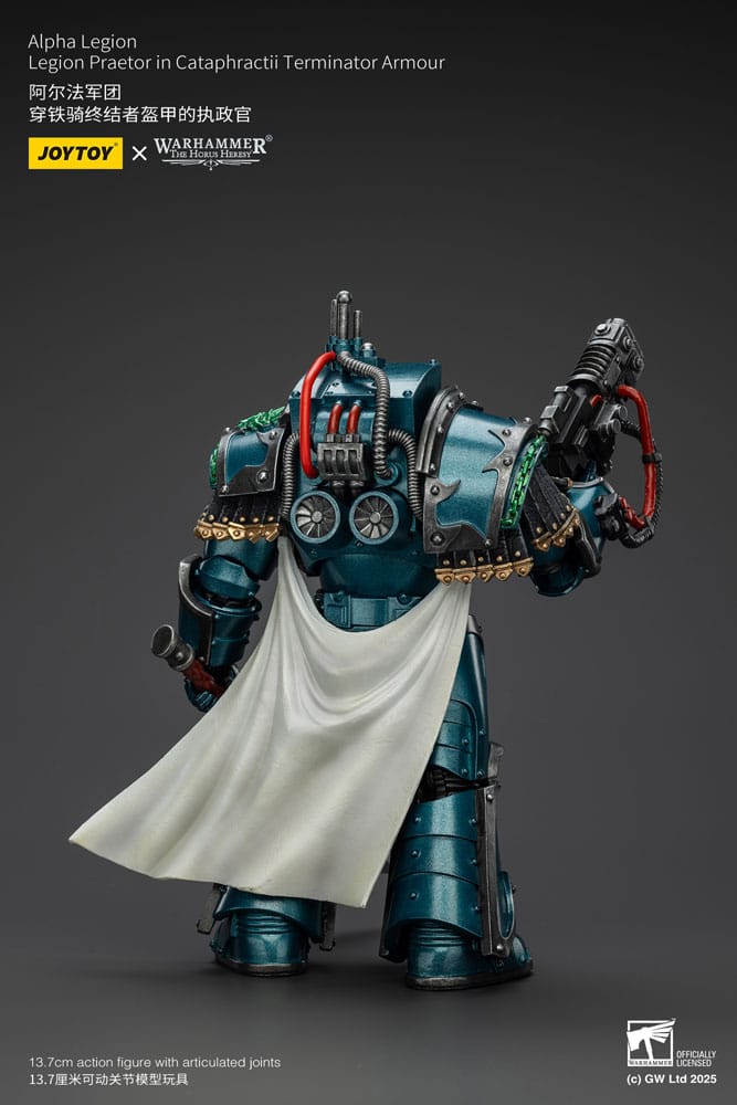 Warhammer The Horus Heresy Action Figur Alpha Legion Legion Praetor i Cataphractii Terminator Armour - 18 cm Joy Toy (CN)