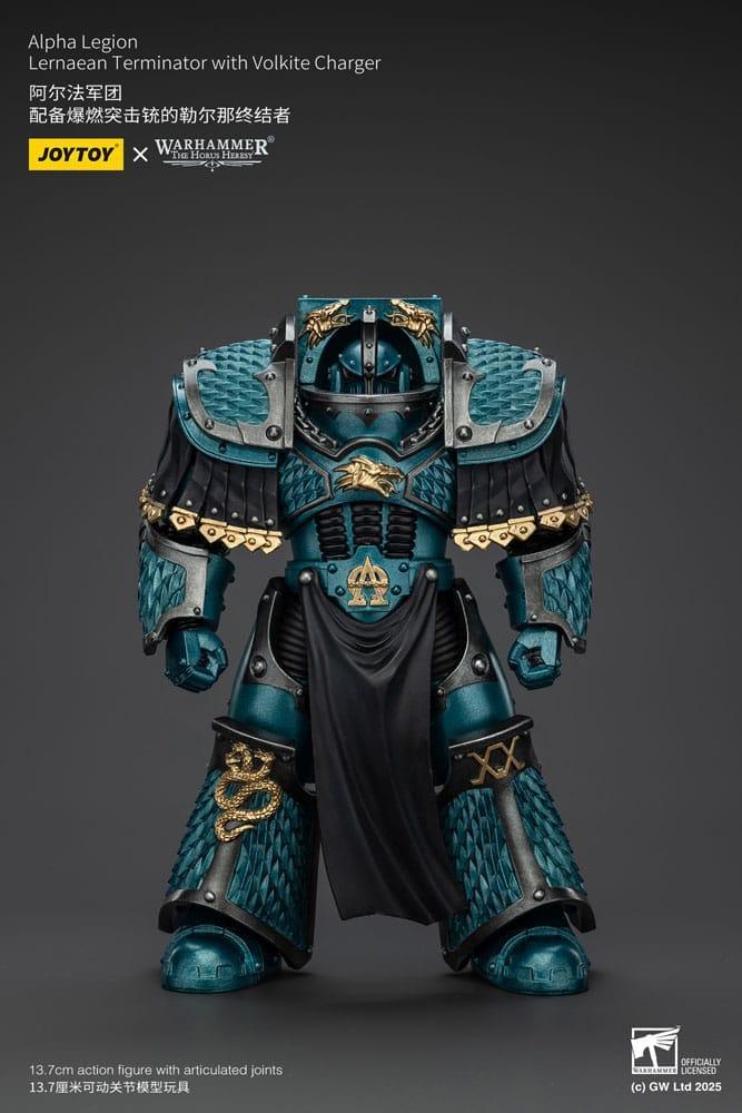 Warhammer The Horus Heresy Action Figur Alpha Legion Lernaean Terminator med Volkite Charger 20 cm Joy Toy (CN)