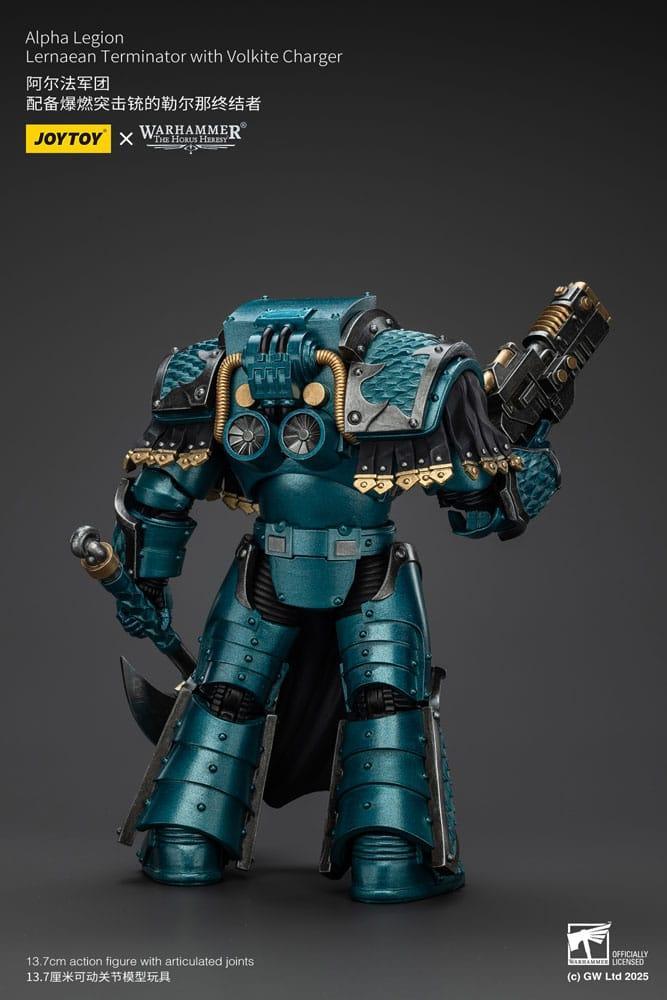 Warhammer The Horus Heresy Action Figur Alpha Legion Lernaean Terminator med Volkite Charger 20 cm Joy Toy (CN)