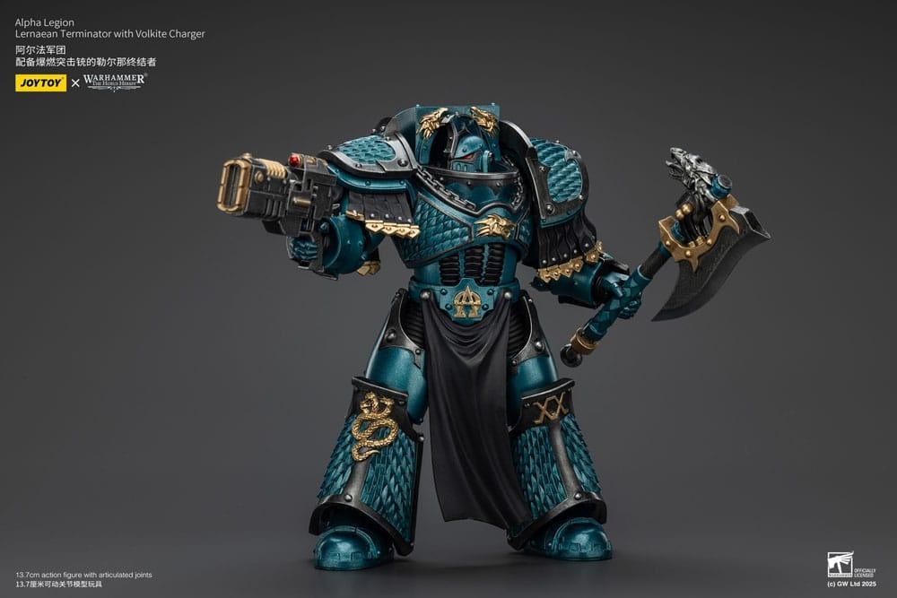 Warhammer The Horus Heresy Action Figur Alpha Legion Lernaean Terminator med Volkite Charger 20 cm Joy Toy (CN)