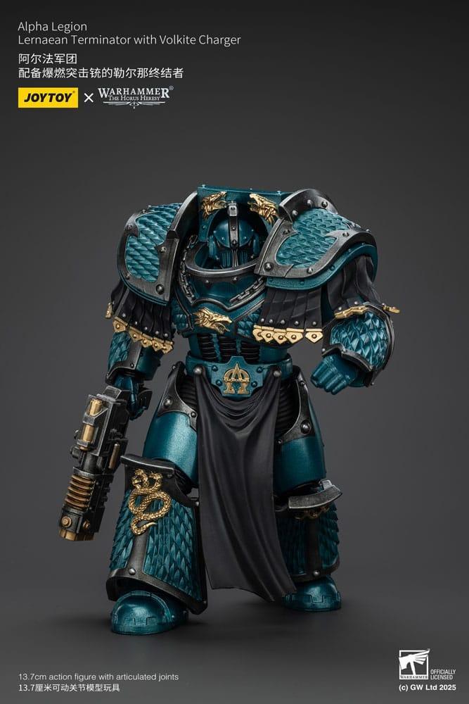 Warhammer The Horus Heresy Action Figur Alpha Legion Lernaean Terminator med Volkite Charger 20 cm Joy Toy (CN)