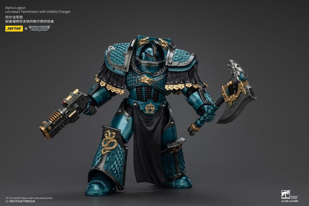 Warhammer The Horus Heresy Action Figur Alpha Legion Lernaean Terminator med Volkite Charger 20 cm Joy Toy (CN)