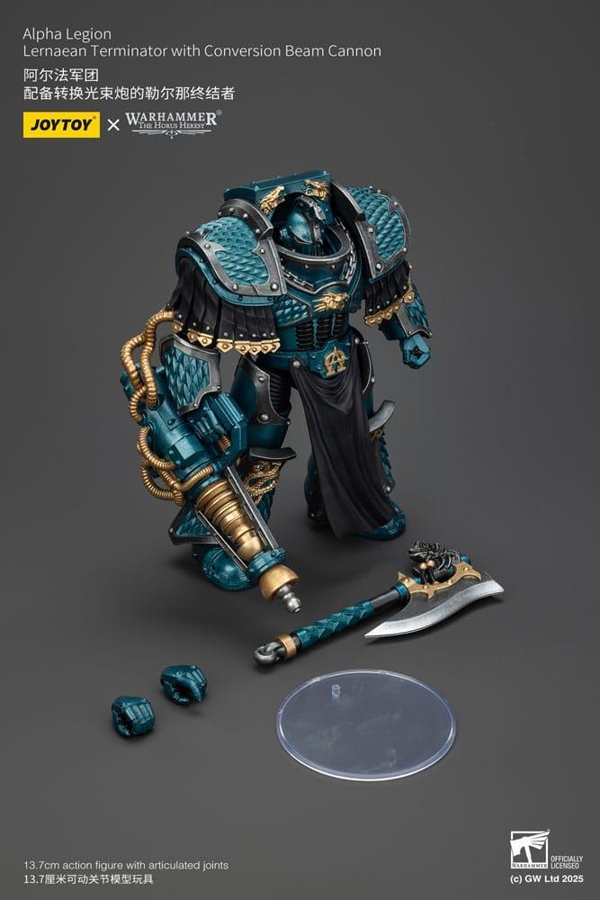 Warhammer The Horus Heresy Action Figur Alpha Legion Lernaean Terminator med Conversion Beam Cannon 20 cm Joy Toy (CN)