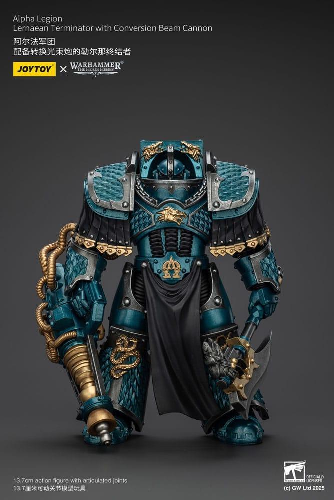 Warhammer The Horus Heresy Action Figur Alpha Legion Lernaean Terminator med Conversion Beam Cannon 20 cm Joy Toy (CN)