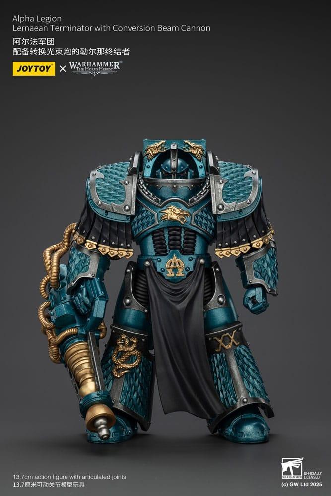Warhammer The Horus Heresy Action Figur Alpha Legion Lernaean Terminator med Conversion Beam Cannon 20 cm Joy Toy (CN)