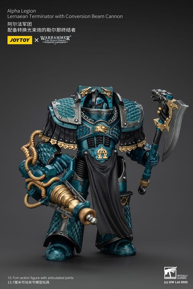 Warhammer The Horus Heresy Action Figur Alpha Legion Lernaean Terminator med Conversion Beam Cannon 20 cm Joy Toy (CN)