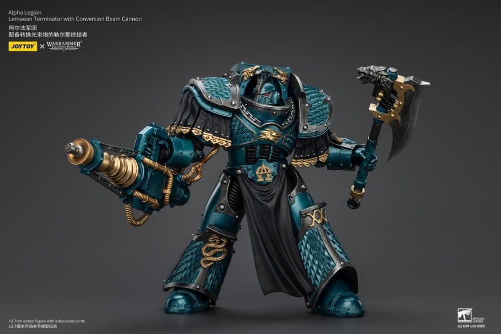 Warhammer The Horus Heresy Action Figur Alpha Legion Lernaean Terminator med Conversion Beam Cannon 20 cm Joy Toy (CN)