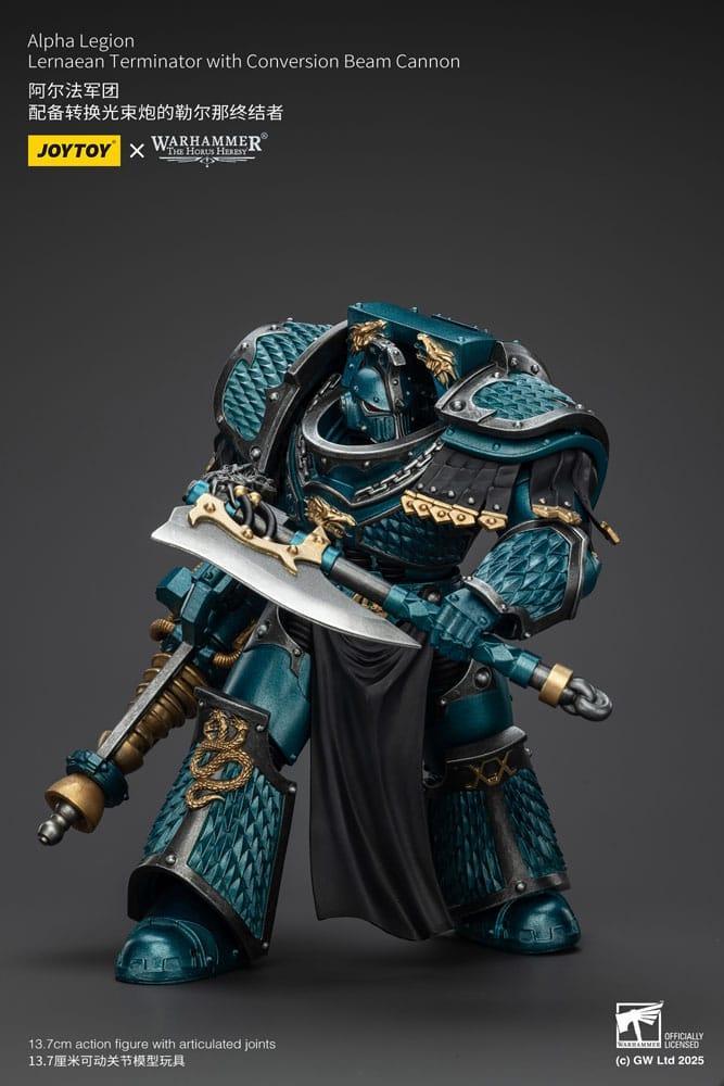 Warhammer The Horus Heresy Action Figur Alpha Legion Lernaean Terminator med Conversion Beam Cannon 20 cm Joy Toy (CN)